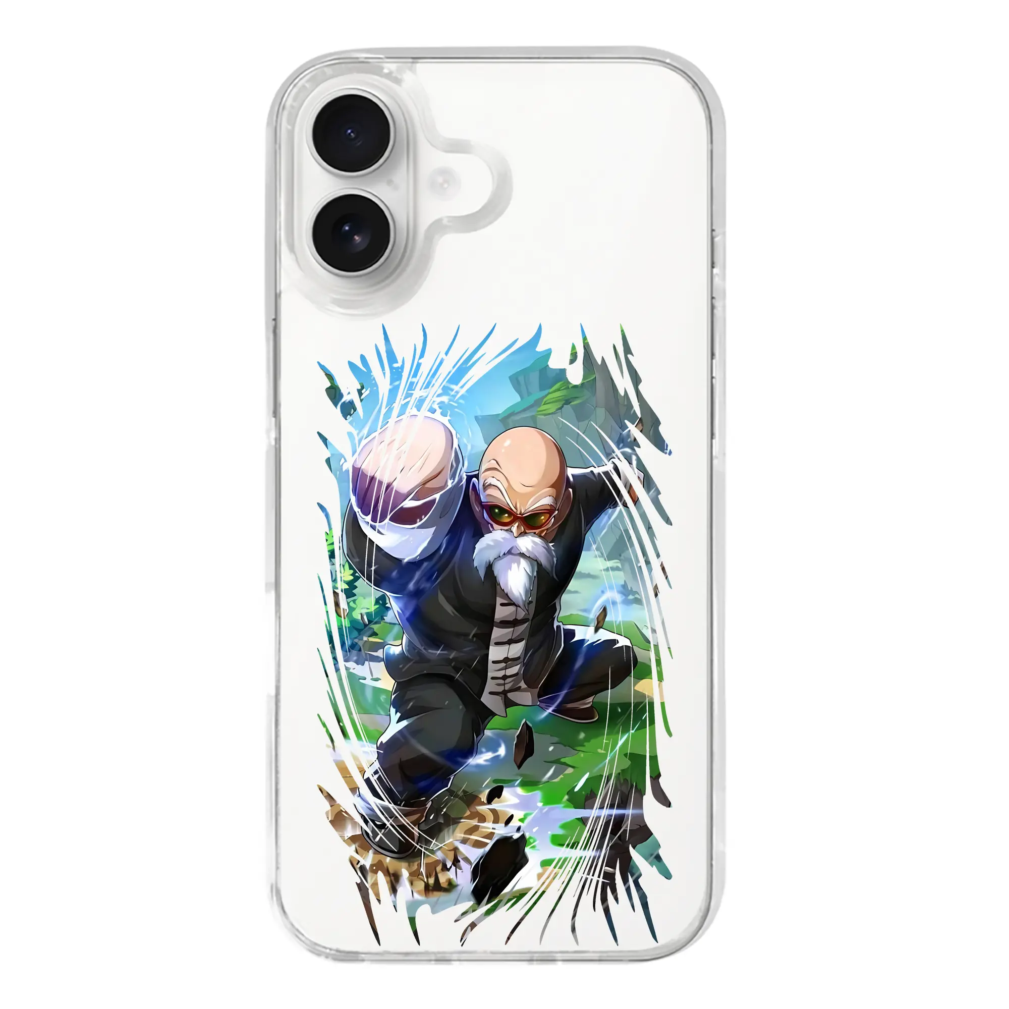 ドラゴンボール グッズ 亀仙人 - iPhone 17シリーズ 透明スマホケース – 薄型・耐衝撃・精密フィット保護カバー